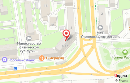 Поволжский банк Сбербанка России на улице Гончарова на карте