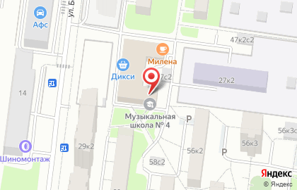 Детская музыкальная школа №4 на улице Бехтерева на карте