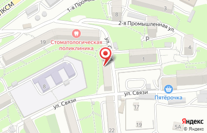Продуктовый магазин на ул. Связи, 20 на карте