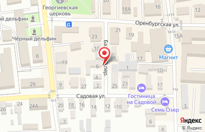 Гостиница Оазис в Базарном переулке на карте