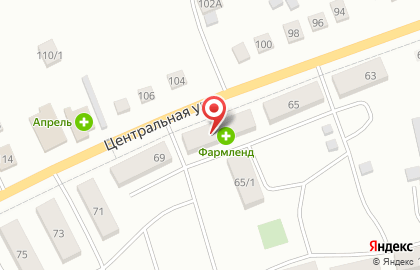 Салон связи Билайн на Центральной улице на карте
