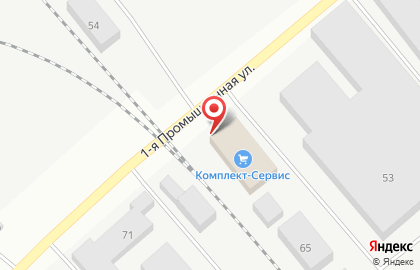 Инженерные системы на 1-ой Промышленной улице на карте