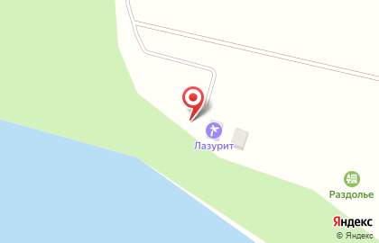 База отдыха Лазурит на карте