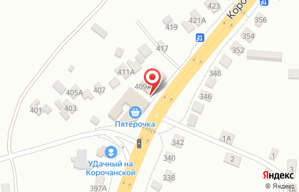 Продуктовый магазин Лариса на Корочанской улице на карте