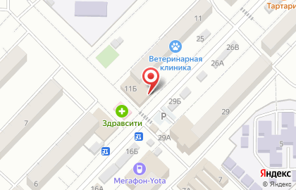 Продовольственный магазин Фирменный Нерчинский на улице 4-го микрорайона на карте