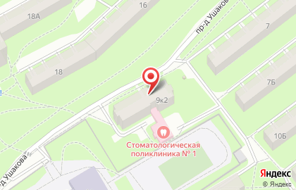 Салон красоты Галатея в Фрунзенском районе на карте