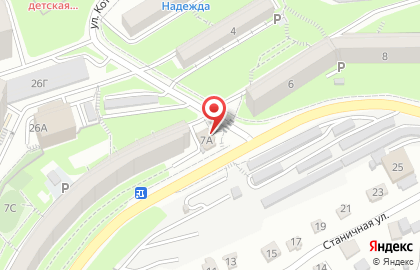 Алкомаркет Мускат в Первореченском районе на карте