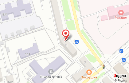 Парикмахерская Ника на улице Ухтомского на карте