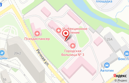 Красногорская Городская Больница # 3 Млпу на карте