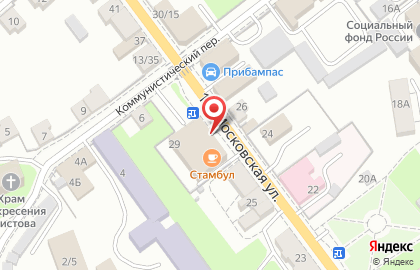 Центр паровых коктейлей HookahPlace на 1-й Московской улице на карте