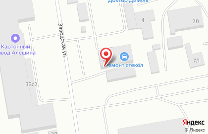 Автосервис Доктор Дизель на Заводской улице на карте