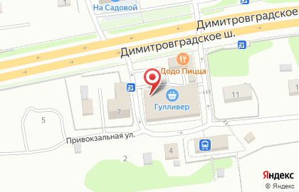 Магазин цветов и подарков Цветочный на Привокзальной улице на карте