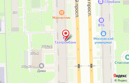 Газпромбанк в Санкт-Петербурге на карте