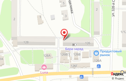 Парикмахерская Сержэль на Октябрьской улице на карте