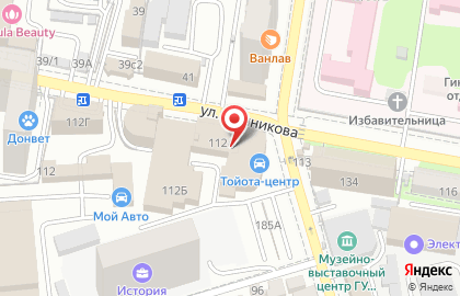 Автосервис Тойота-Центр-Ростов на карте