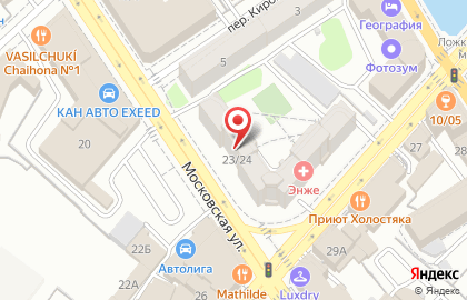 Сокол на Московской улице на карте