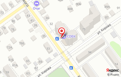 Служба доставки Сдэк на улице Володарского на карте