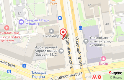 Продуктовый магазин Сотый на карте