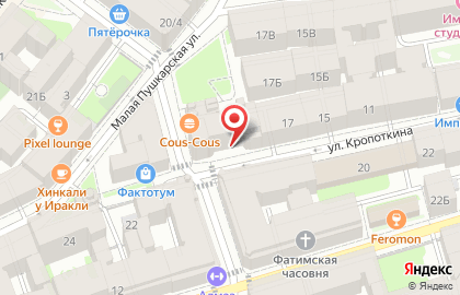 Салон-парикмахерская Линдеза в Петроградском районе на карте