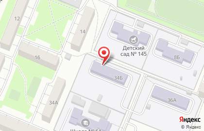 Детский сад Теремок в Кемерово на карте