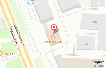 Столовая С66 на карте