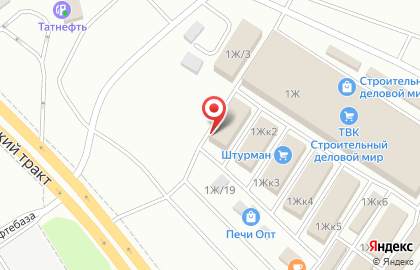 Торгово-монтажная фирма Ариус на Свердловском тракте на карте