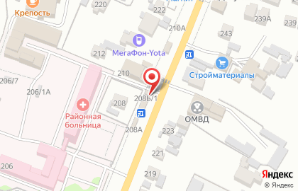 Киоск на Центральной улице на карте