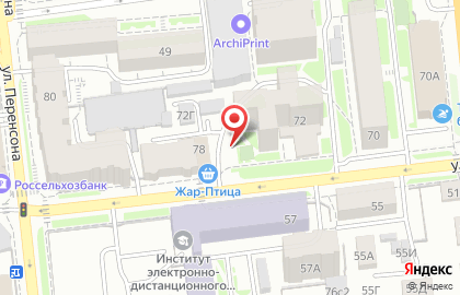 Киоск по продаже фастфудной продукции на улице Марковского на карте
