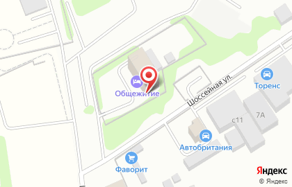 Общежитие в Москве на карте