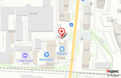 Магазин фруктов и овощей на Советской улице на карте