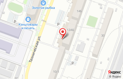 Супермаркет Магнит на Технической улице на карте