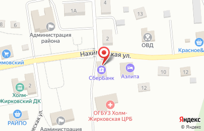 СберБанк в Смоленске на карте