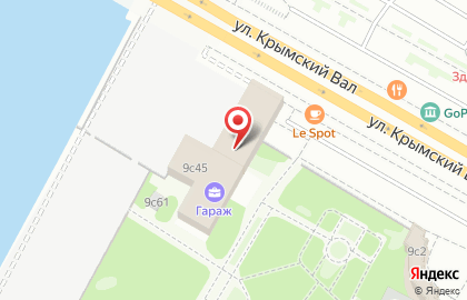 ЗАО Банкомат, Банк ВТБ 24 на улице Крымский Вал на карте