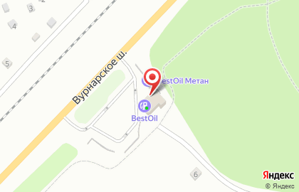 Автомойка BestOil в Чебоксарах на карте