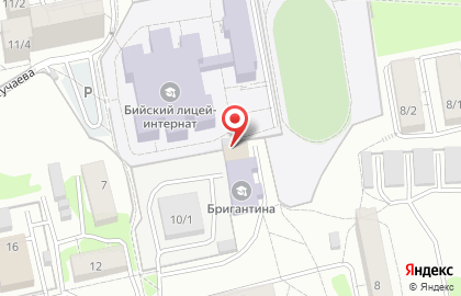 Клуб бокса Бригантина на карте