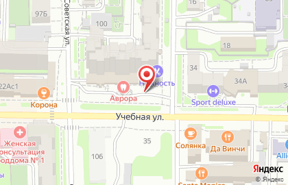 Торгово-сервисная компания Электроника Сервис на Учебной улице на карте