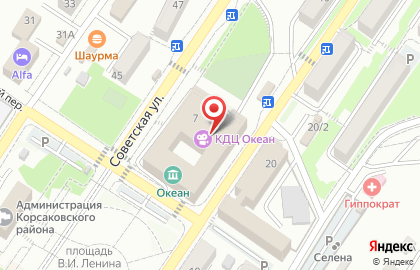 ДЮСШ Корсаковского городского округа Сахалинской области на карте