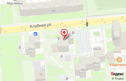 ЗАО Банкомат, Банк ВТБ 24 на Клубной улице на карте