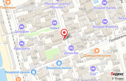 Гостевой дом Мадлен на улице Просвещения на карте