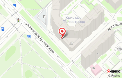 Супермаркет Пятёрочка в Санкт-Петербурге на карте
