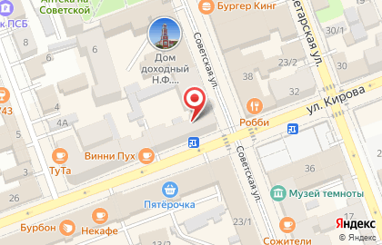 Магазин Русские ткани в Ленинском районе на карте