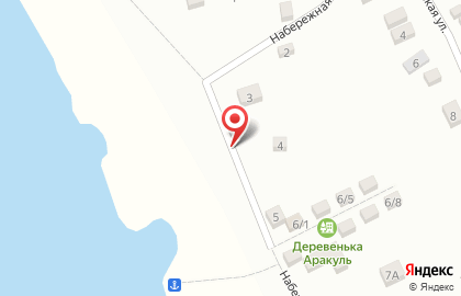 База отдыха Деревенька Аракуль на карте