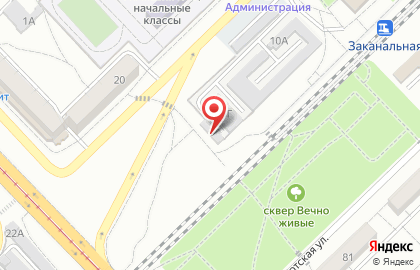 Гаражный кооператив №1 в Красноармейском районе на карте