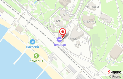 Гостиница Пеликан на карте