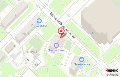 Почта Банк в Москве на карте