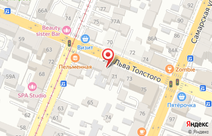 Агентство недвижимости Ивановой Дарии на улице Льва Толстого на карте