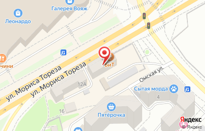 Студия Brovushky на улице Мориса Тореза на карте