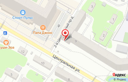 Компания Трубочист на Центральной улице на карте
