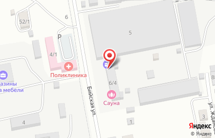 Комплекс саун на Бийской на карте