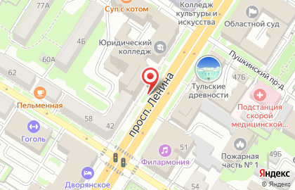 Миллениум на проспекте Ленина на карте